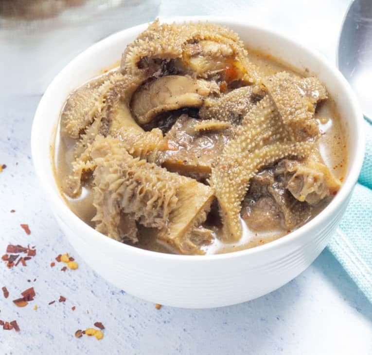 a bowl of peppersoup at awa